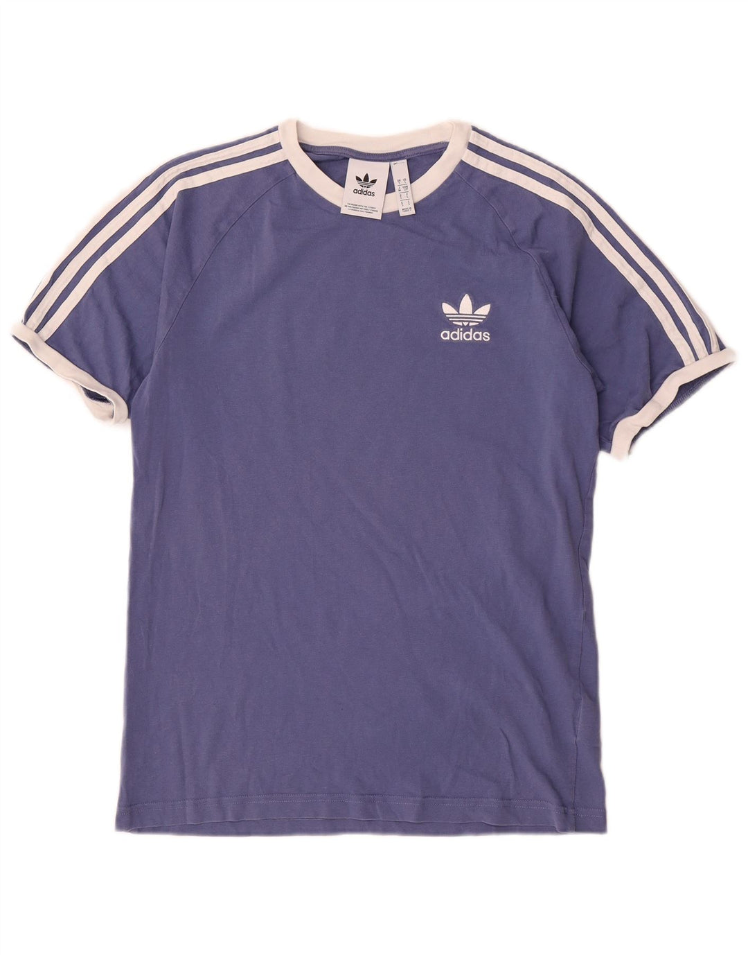 Adidas Herren T-Shirt Top Small Marineblau Baumwolle