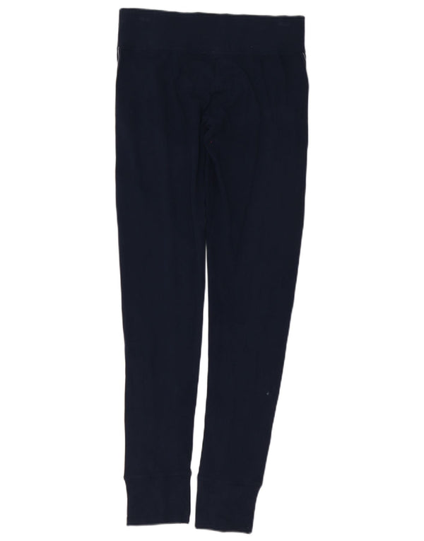 Tommy Hilfiger Womens Graphic Leggings UK 12 Medium Marineblau Baumwolle