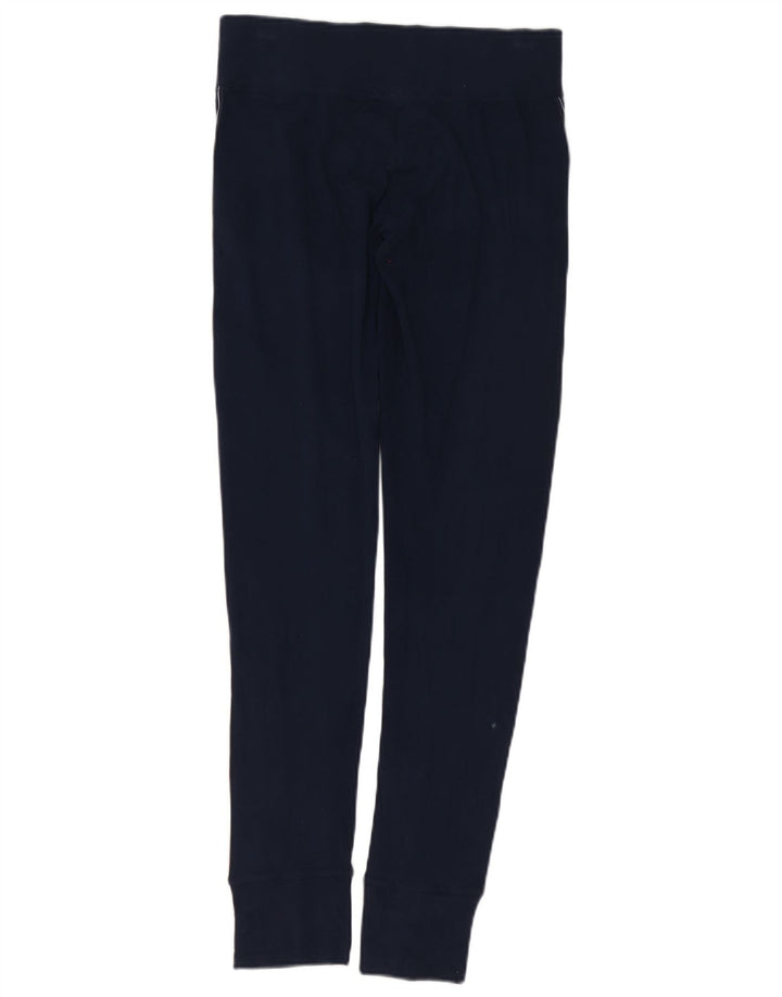 Tommy Hilfiger Womens Graphic Leggings UK 12 Medium Marineblau Baumwolle