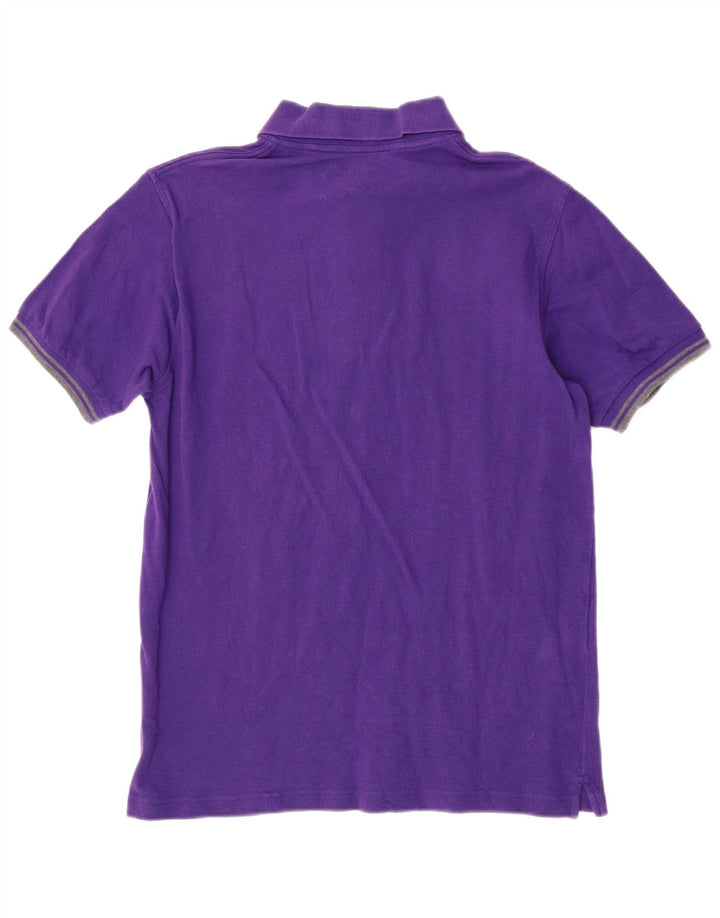 FAY Herren-Poloshirt, Größe S, Lila, Baumwolle