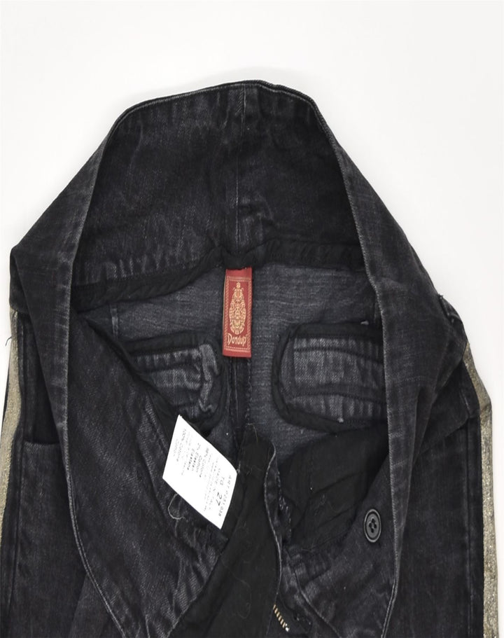 DONDUP Womens Straight Jeans W30 L29 Black Cotton | Vintage | Thrift | Second-Hand | Used Clothing | Messina Hembry 