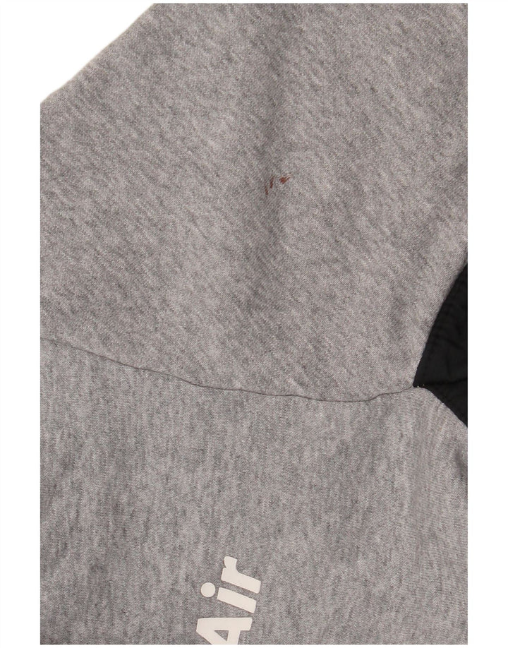 Nike Herren-Sweatshirt-Pullover, kleines graues Colourblock-Polyester