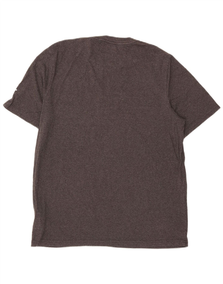 Puma Herren-T-Shirt mit Grafik, groß, aus grauer Baumwolle