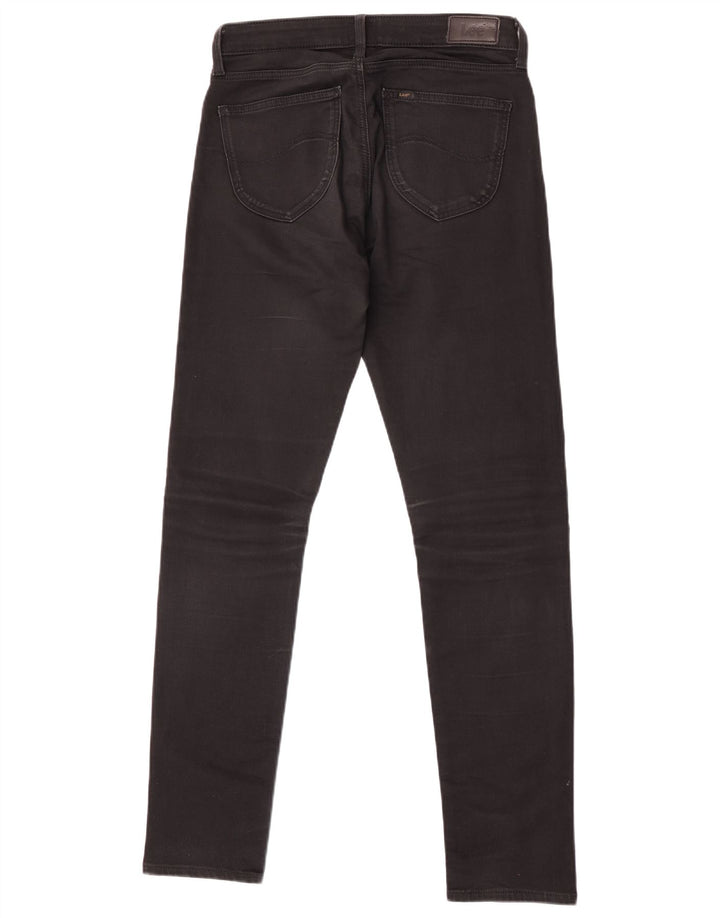 Lee Damen Elly Slim Jeans W29 L33 Schwarze Baumwolle