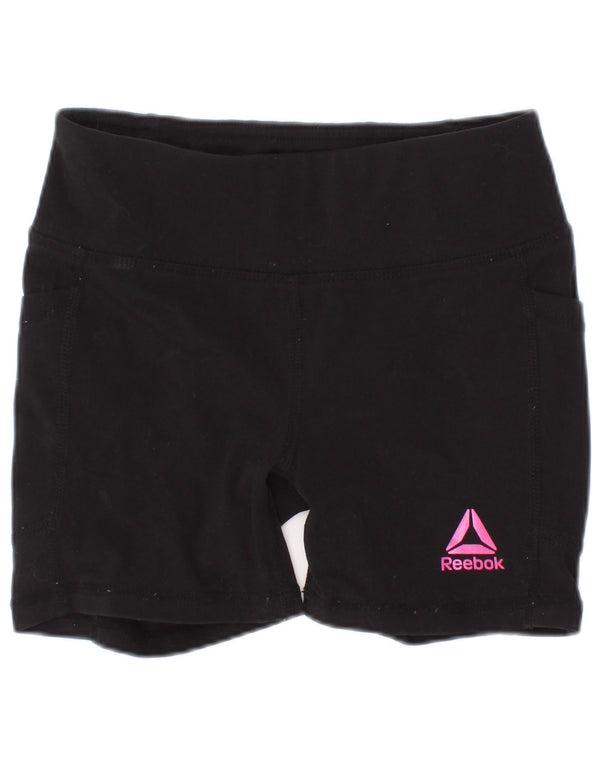 Reebok Mädchen Sport Shorts 4–5 Jahre XS Schwarz Polyester