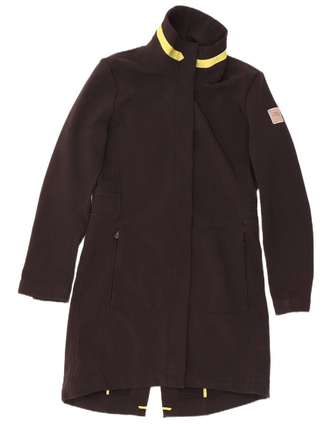 Think Pink Womens Parka Jacke UK 10 Small Schwarz Polyamid
