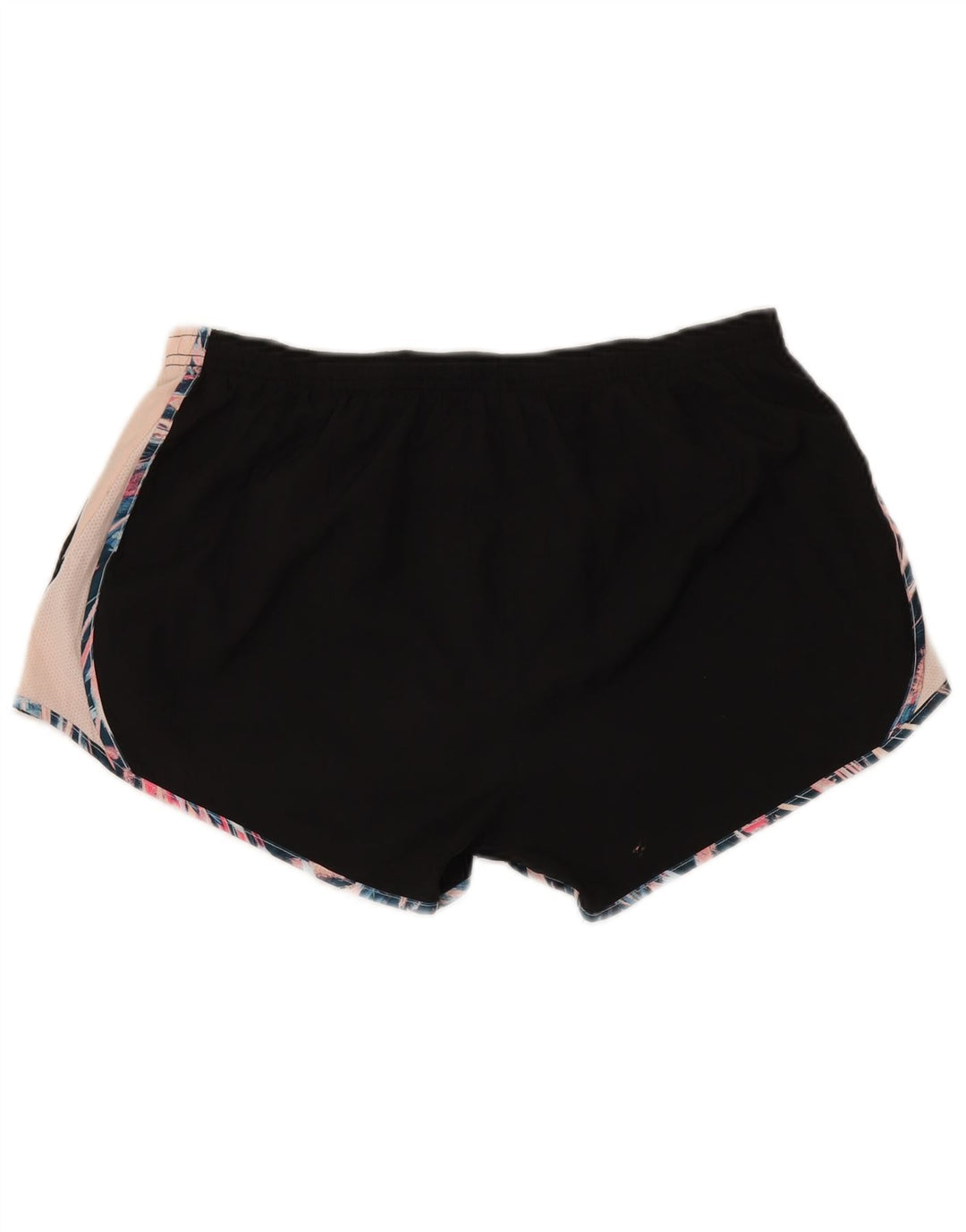 Nike Damen Dri Fit Sport Shorts UK 14 Large Schwarz Colourblock Polyester