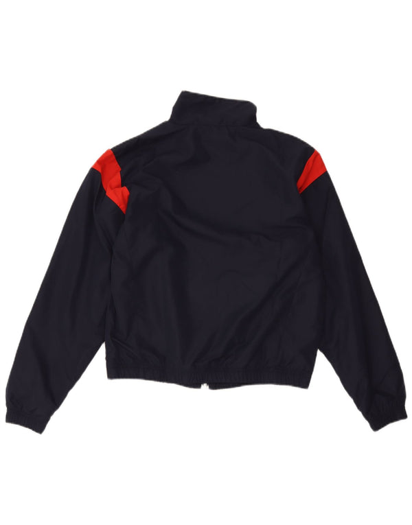 Fila Damen-Trainingsanzug-Top-Jacke, UK 10, Größe S, Marineblau, Farbblock