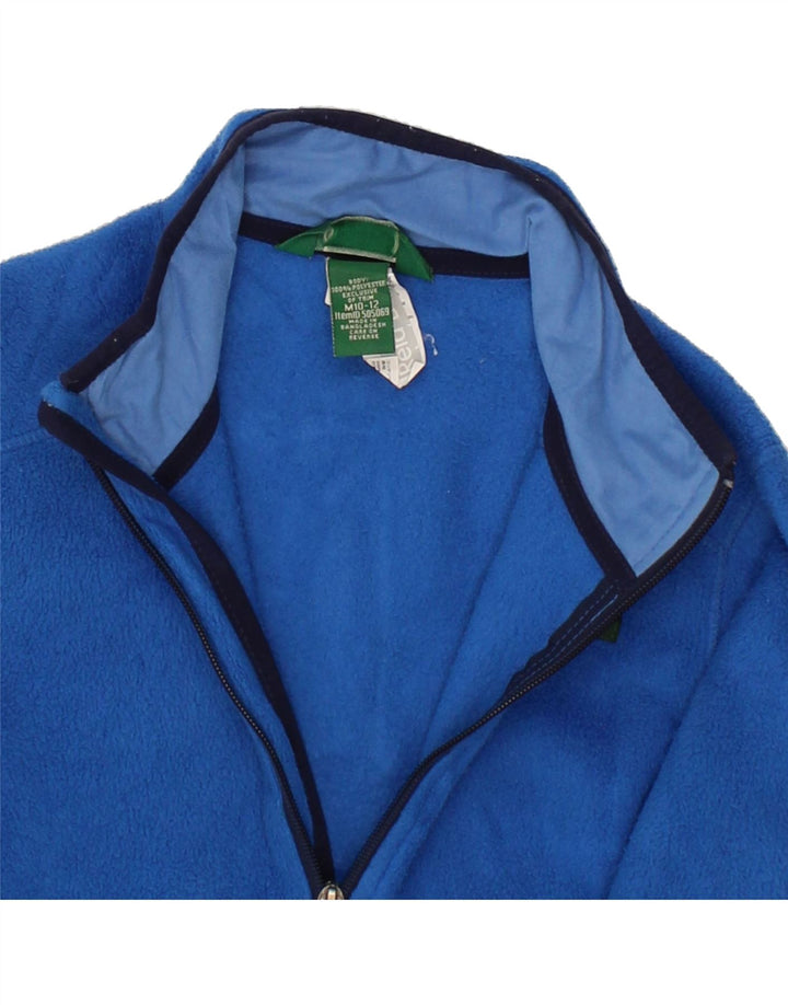 L.L.BEAN Boys Fleece Jacket 10-11 Years Medium Blue Polyester Vintage L.L.Bean and Second-Hand L.L.Bean from Messina Hembry 