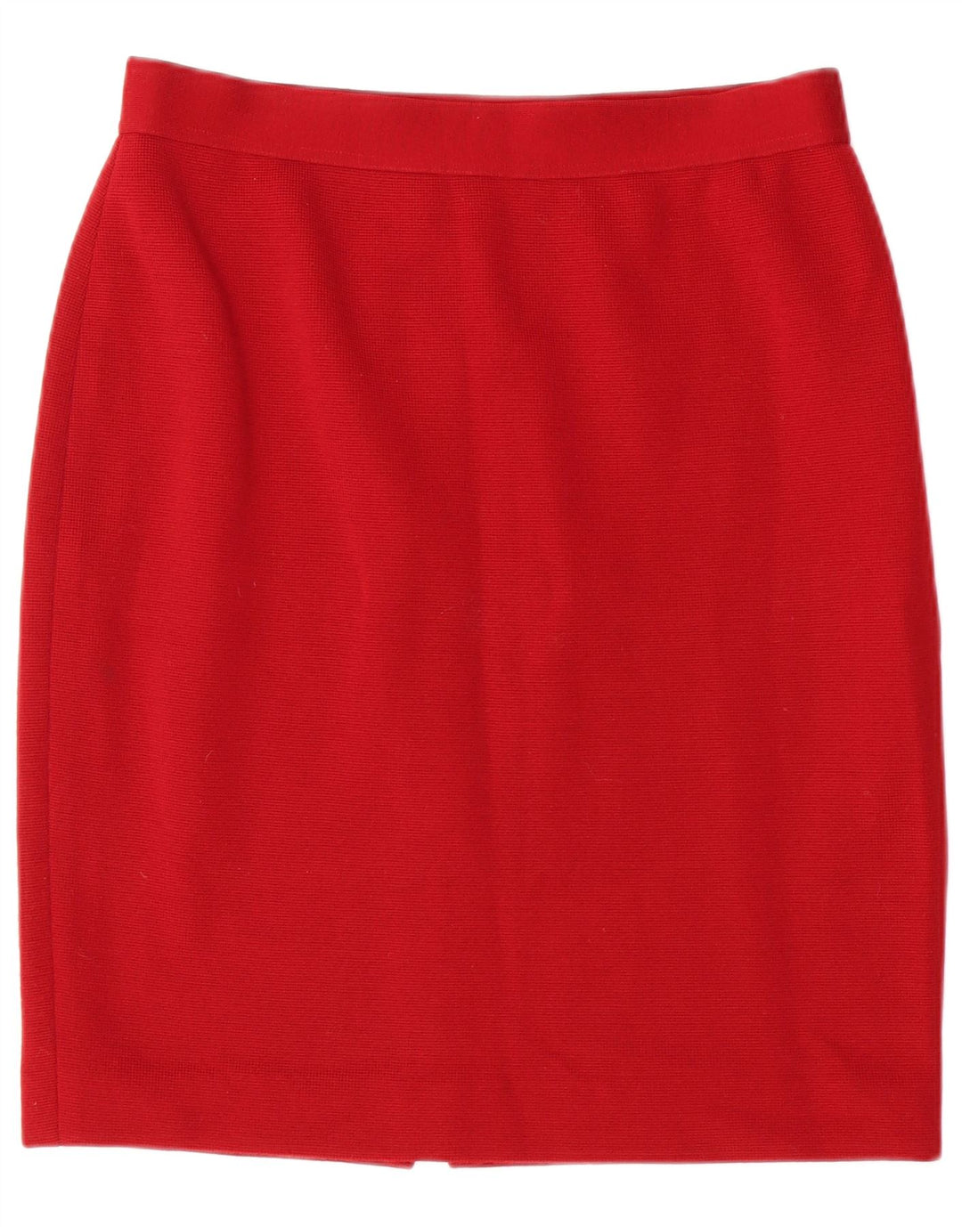 Vintage Damen Bleistiftrock W32 Große rote Wolle