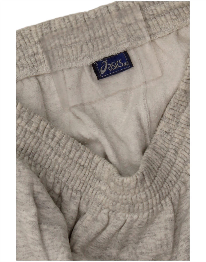 ASICS Damen-Trainingshose, UK 12, mittelgrau gefleckte Baumwolle