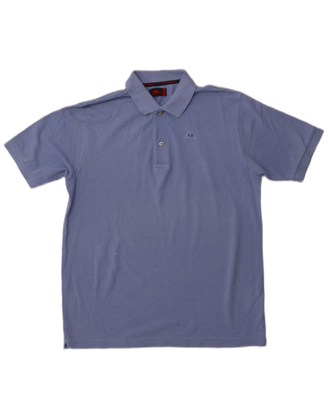 KAPPA Herren Poloshirt mittelblaue Baumwolle