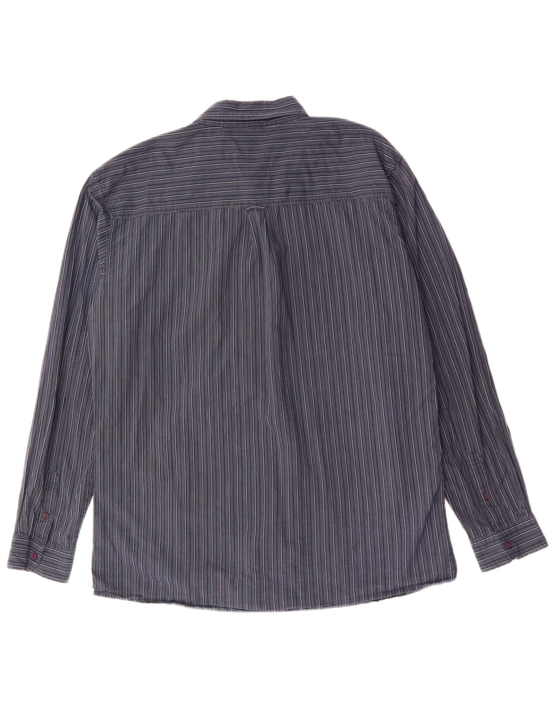 Lee Herrenhemd 2XL Marineblau gestreift aus Baumwolle