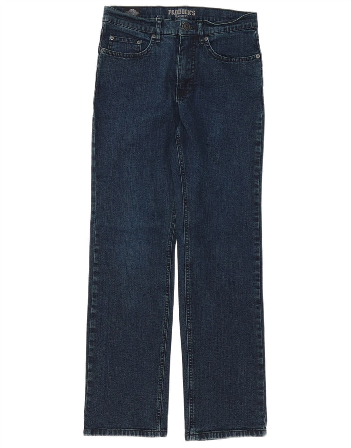 Paddock's Damen Straight Jeans W32 L32 Blaue Baumwolle