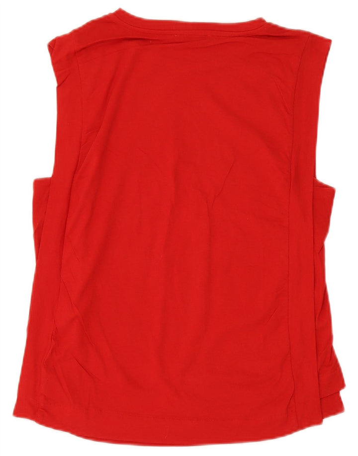 Benetton Damen Weste Top UK 10 Small Rot