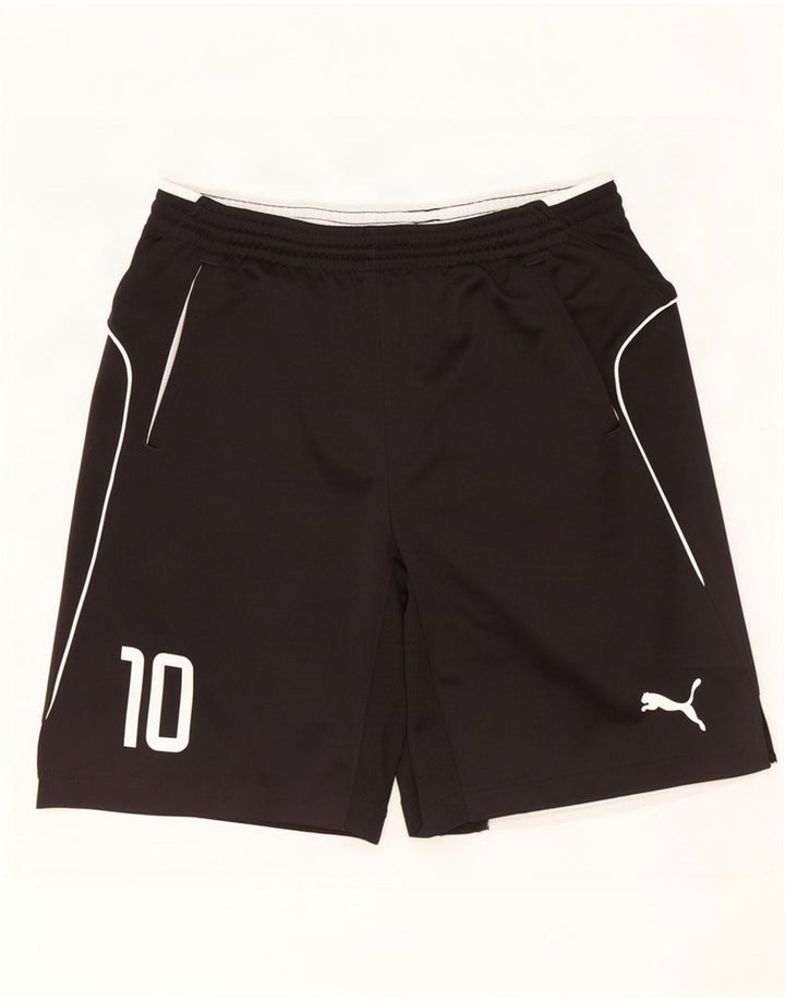 Puma Herren Graphic Sport Shorts Medium Schwarz Polyester