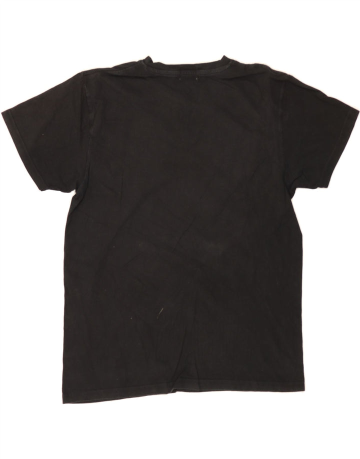 LEVI'S Womens California T-Shirt Top UK 14 Medium Black Vintage Levi's and Second-Hand Levi's from Messina Hembry 