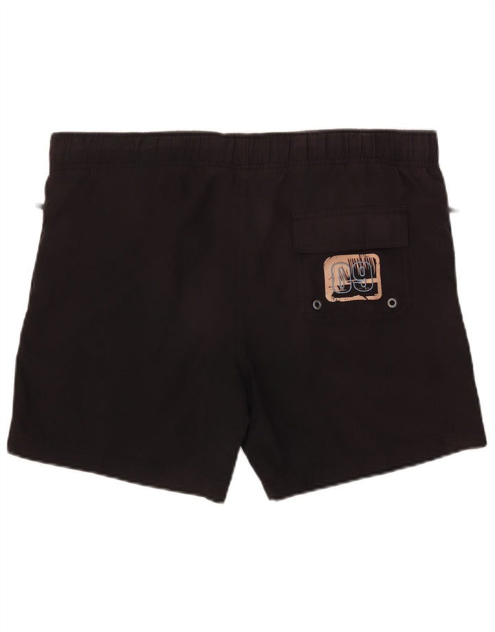 Calvin Klein Herren Badeshorts mit Grafik, Größe S, Schwarz, Polyester