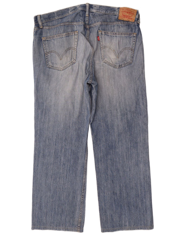 Levi's Herren 550 Relaxed Fit Straight Jeans W36 L30 Blaue Baumwolle