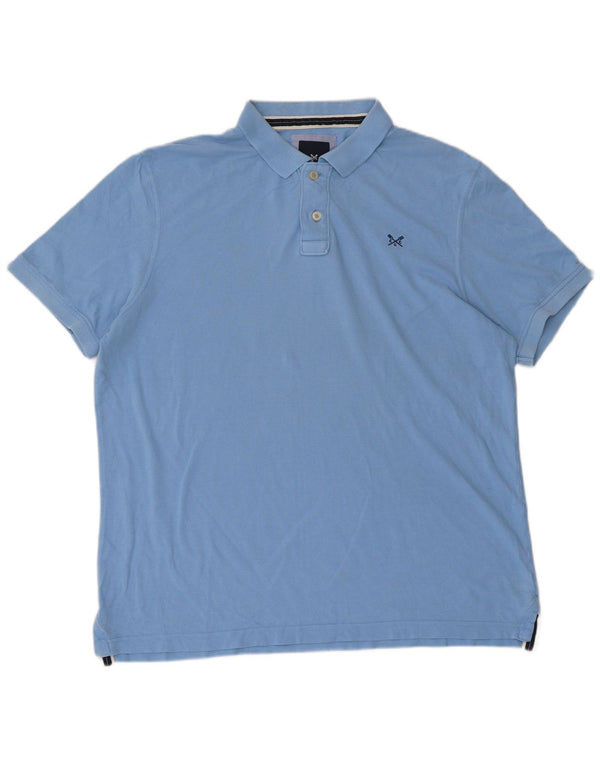 Crew Clothing Herren Poloshirt XL Blau Baumwolle
