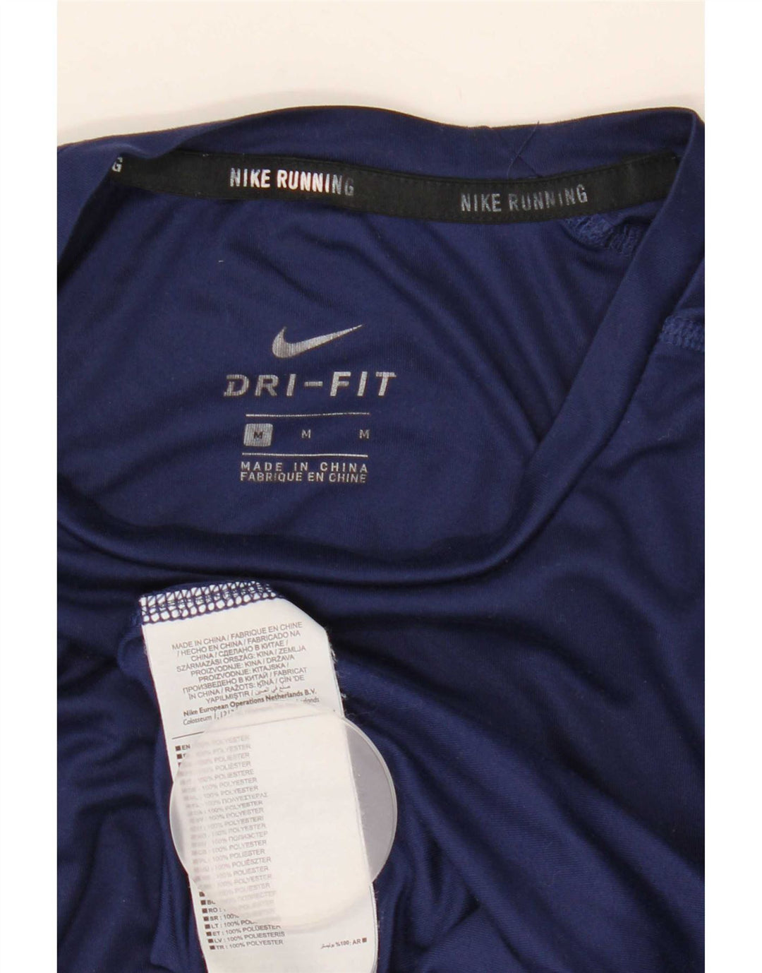 Nike Herren Dri Fit Top Langarm Medium Marineblau Polyester