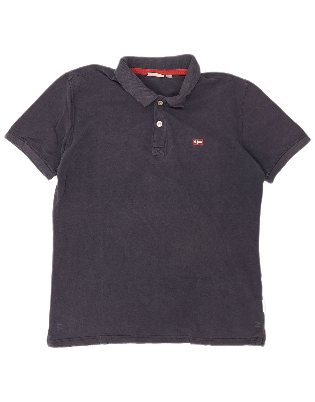 Napapijri Herren-Poloshirt, groß, Marineblau