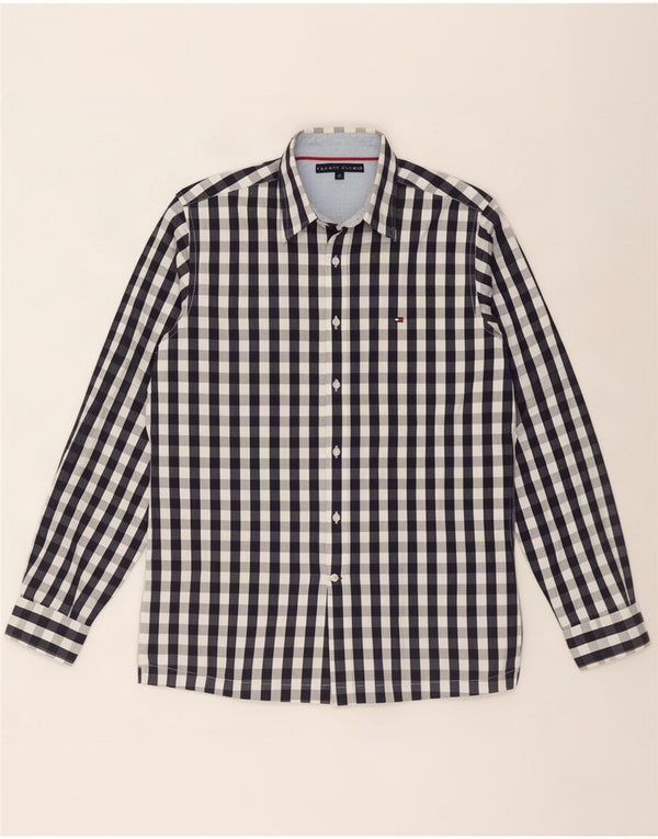 Tommy Hilfiger Herrenhemd Medium Navy Blue Gingham
