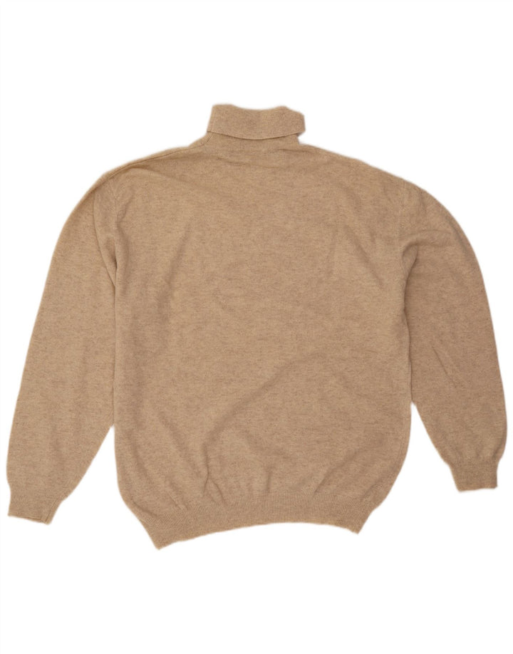Donny & Max Rollkragenpullover für Herren, Größe L, Beige