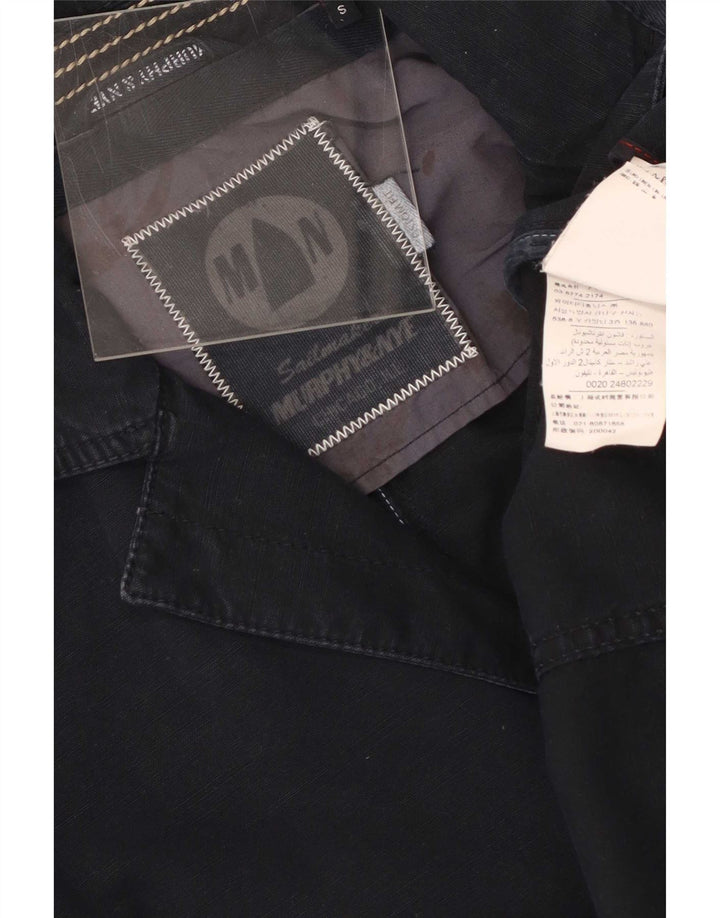 Murphy & Nye Herren-Blazer mit 3 Knöpfen, Größe S, Marineblau, Baumwolle, UK 36