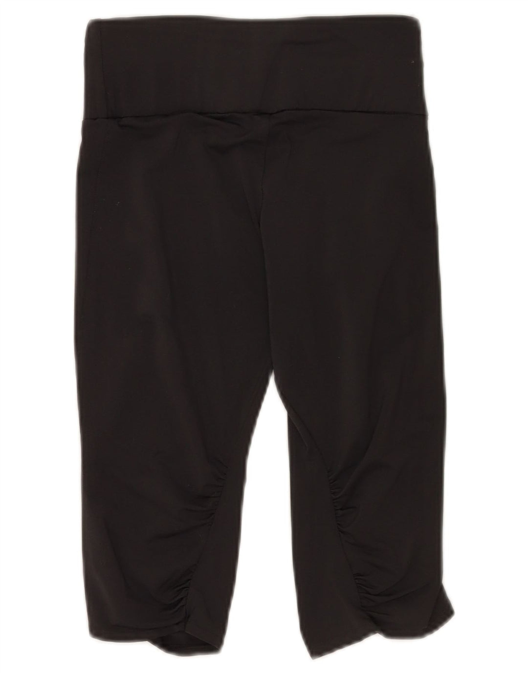 Adidas Damen Capri-Leggings UK 12 Medium Schwarz Polyester Sport
