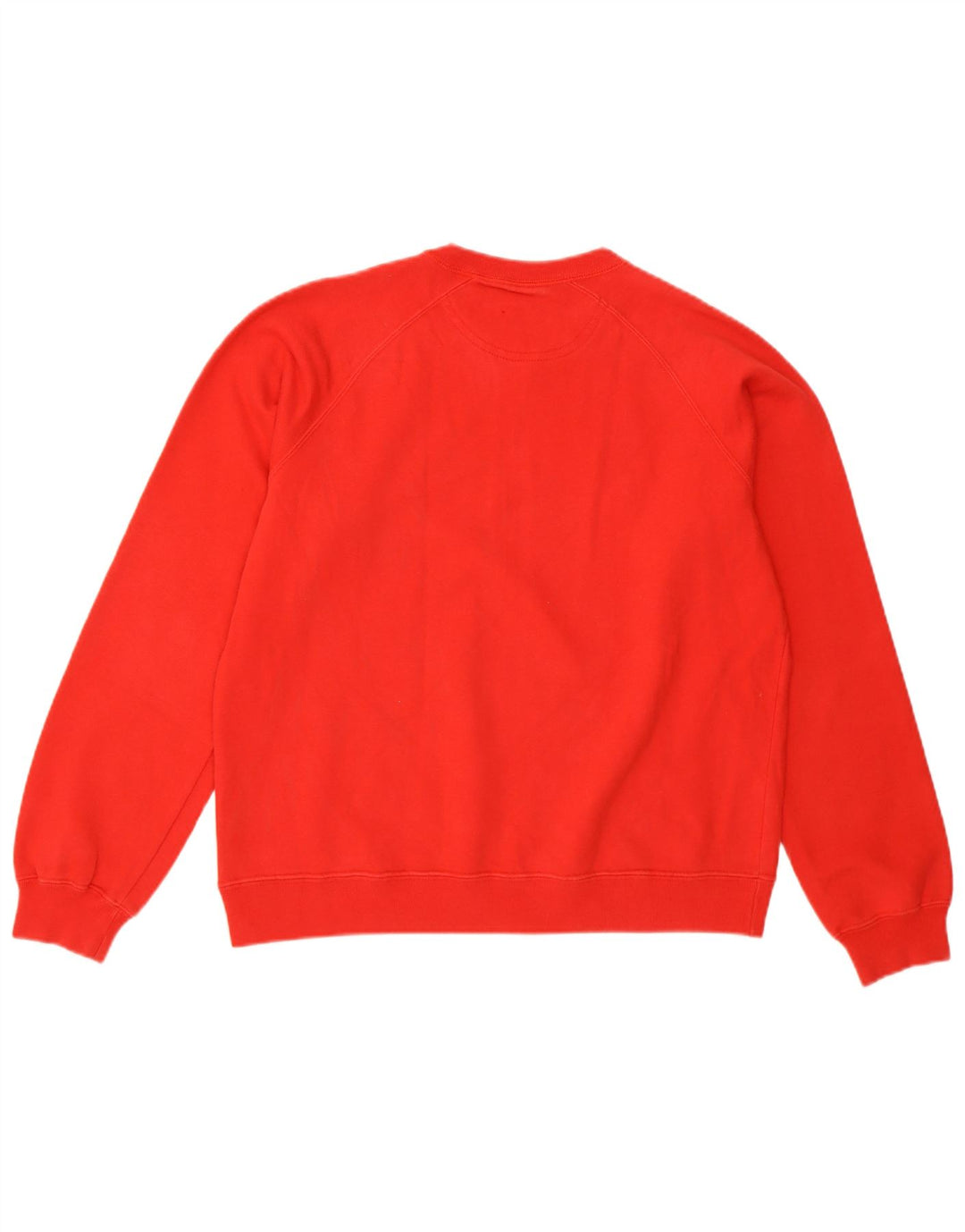 Champion Womens Graphic Sweatshirt Pullover UK 14 Mittelrote Baumwolle