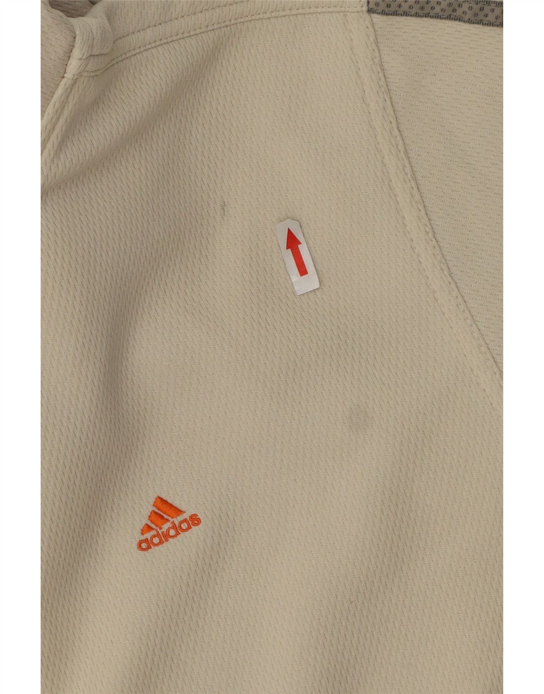 Adidas Herren Kapuzenpullover mit Reißverschluss, Mittelweiß, Polyester