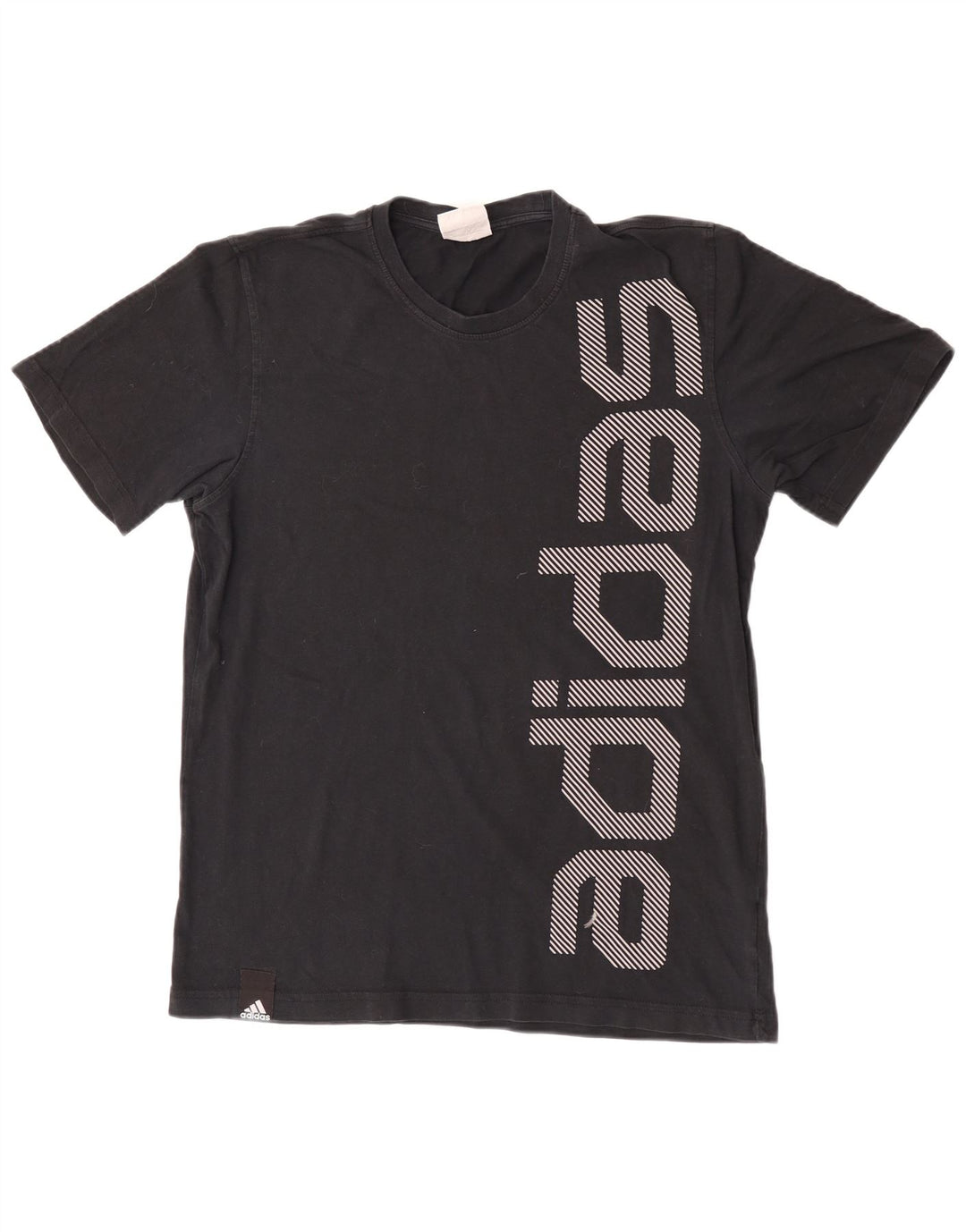 Adidas Herren Grafik T-Shirt Top Medium Schwarz Baumwolle