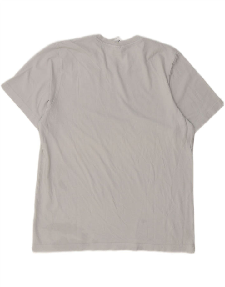 Adidas Herren T-Shirt Top Large Blau Baumwolle