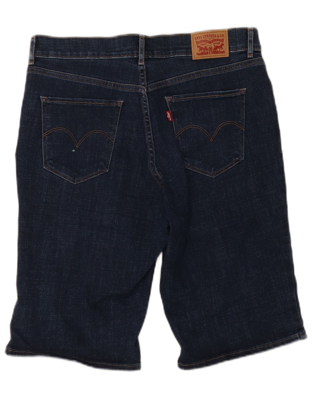Levi's Damen-Bermuda-Jeansshorts W29 aus mittelblauer Baumwolle