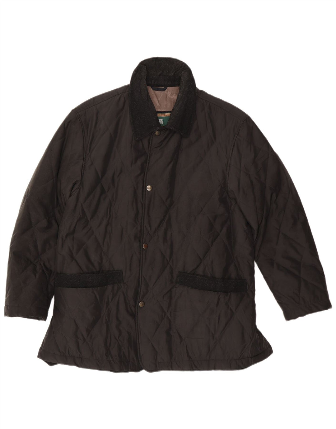 Corneliani Herren Steppjacke IT 50 Large Black Classic