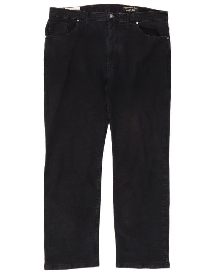 Marks & Spencer Herren Blue Harbor Freizeithose W38 L29 Marineblau