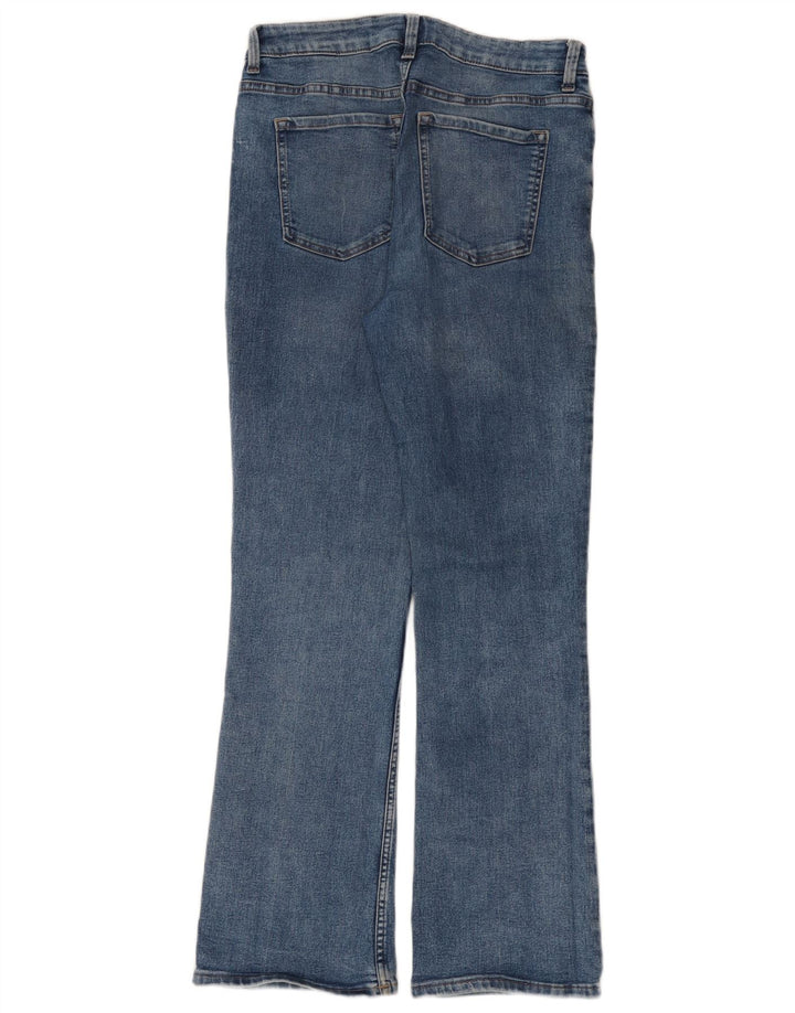 Marks & Spencer Damen The Ivy Bootcut Jeans UK 12 Medium W30 L29 Blau