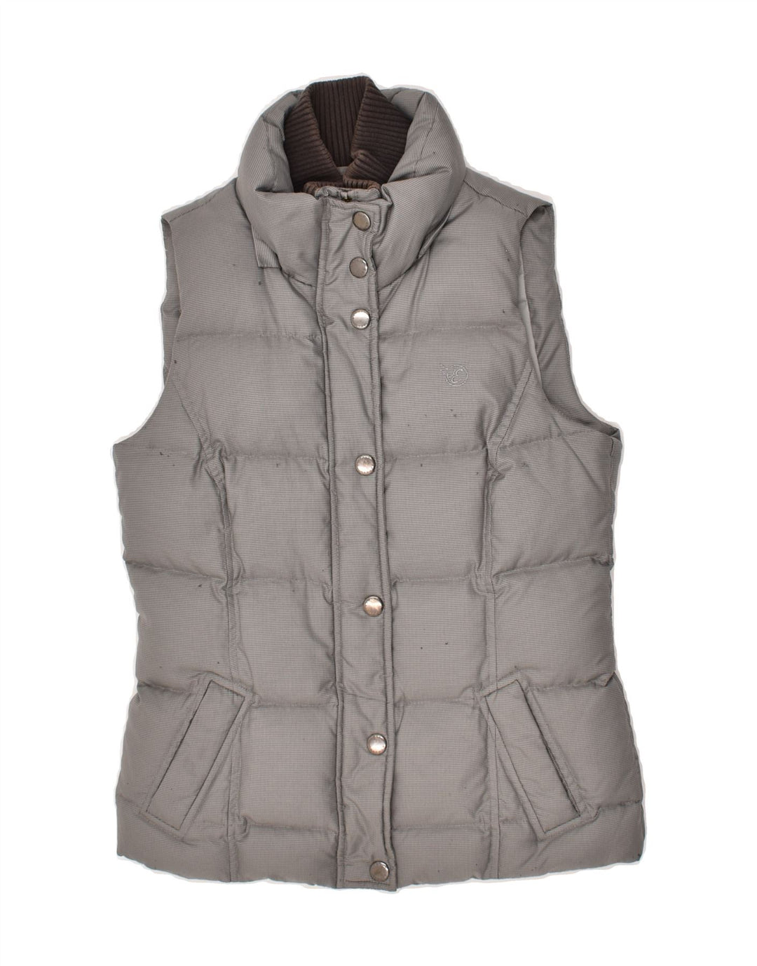 ESPRIT Womens Padded Gilet UK 10 Small Grey Polyester | Vintage Esprit | Thrift | Second-Hand Esprit | Used Clothing | Messina Hembry 