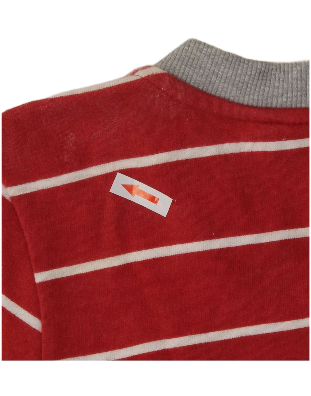 Timberland Damen-Sweatshirt in Übergröße, Gr. 10, klein, rot gestreift