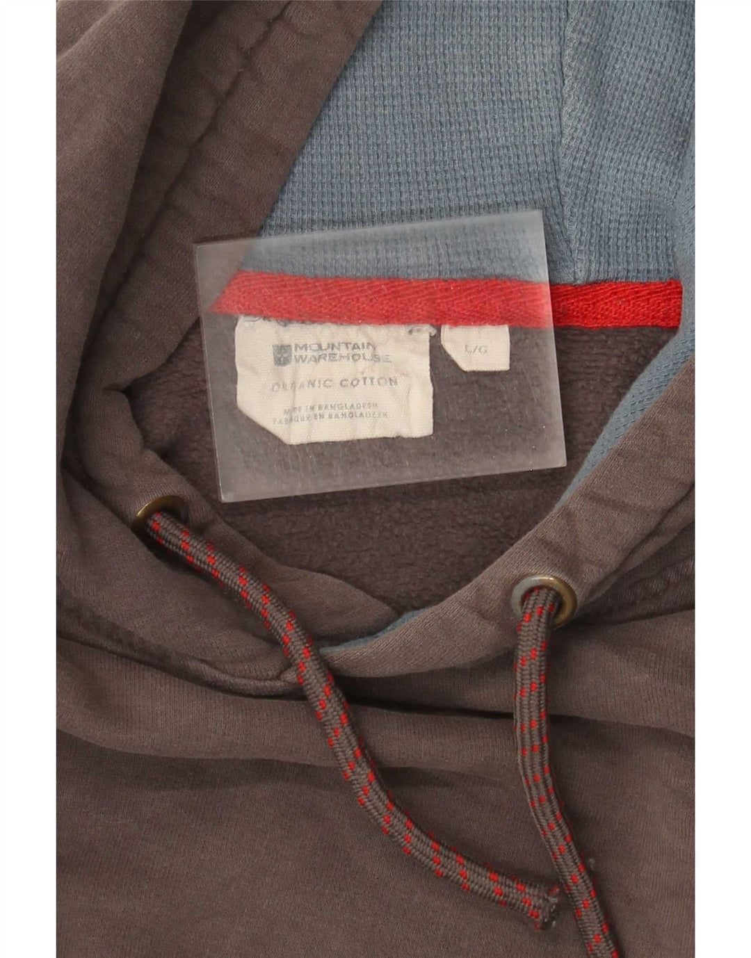 Mountain Warehouse Herren-Kapuzenpullover, groß, graue Baumwolle