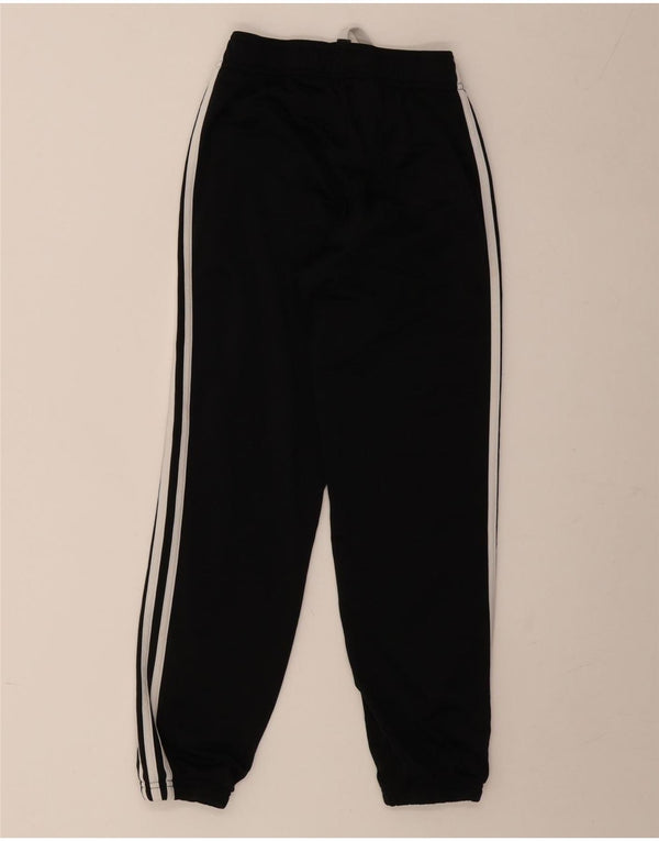 Adidas Boys Tracksuit Trousers Joggers 9-10 Years Black Polyester