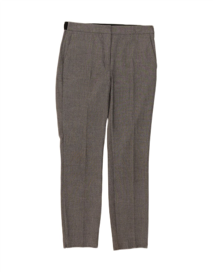Zara Slim-Anzughose für Damen, Größe S, W26, L27, Grau, Polyester