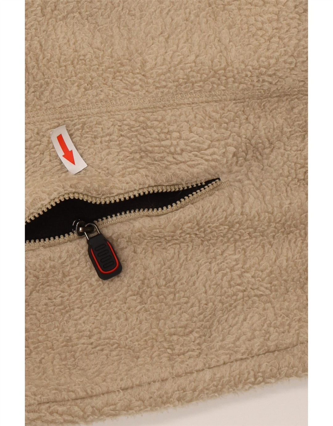 FILA Herren Fleecejacke UK 44 2XL Beige Colourblock Polyester