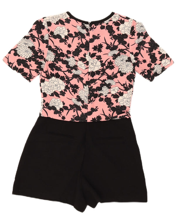 Kurzärmliger Playsuit für Damen von Oasis, Gr. 8, klein, rosa geblümt