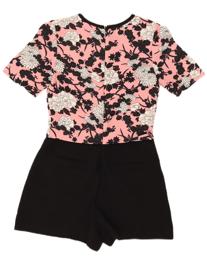 Kurzärmliger Playsuit für Damen von Oasis, Gr. 8, klein, rosa geblümt