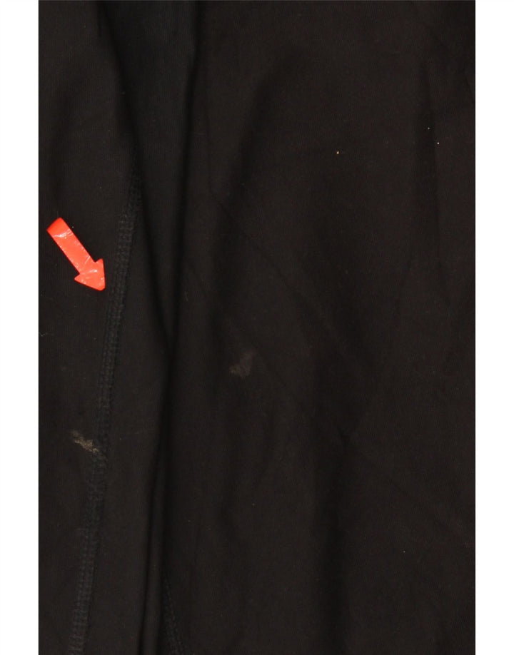 Nike Damen Dri Fit Bermuda Sportshorts UK 16 Large Schwarz Polyester
