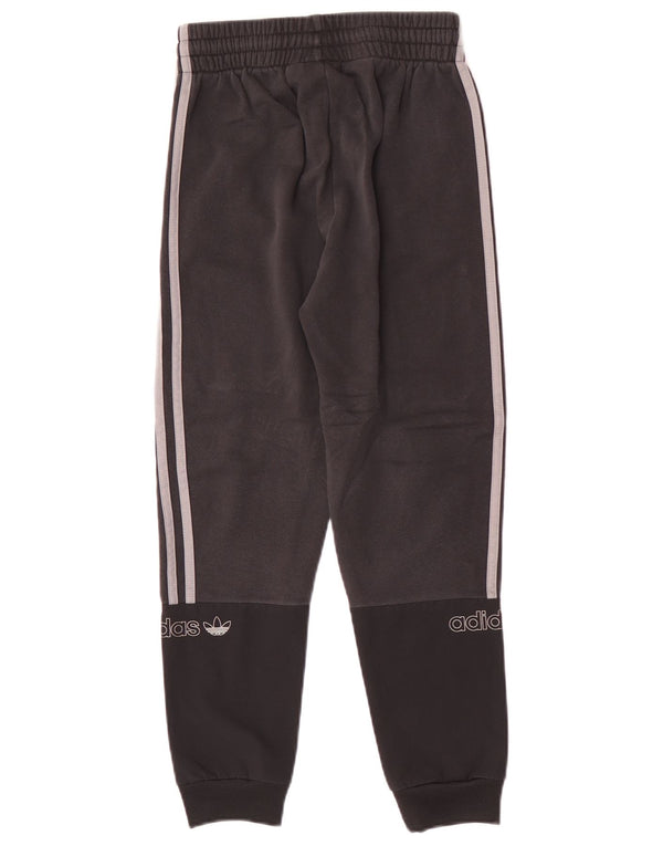Adidas Jungen-Trainingshose, Jogginghose, 11–12 Jahre, Schwarz, Farbblock
