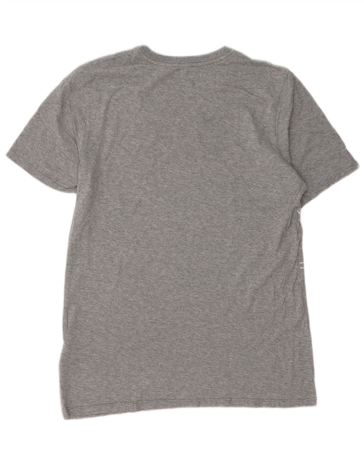 NIKE Herren-T-Shirt mit sportlicher Passform, Grafik, Größe S, Grau, Baumwolle