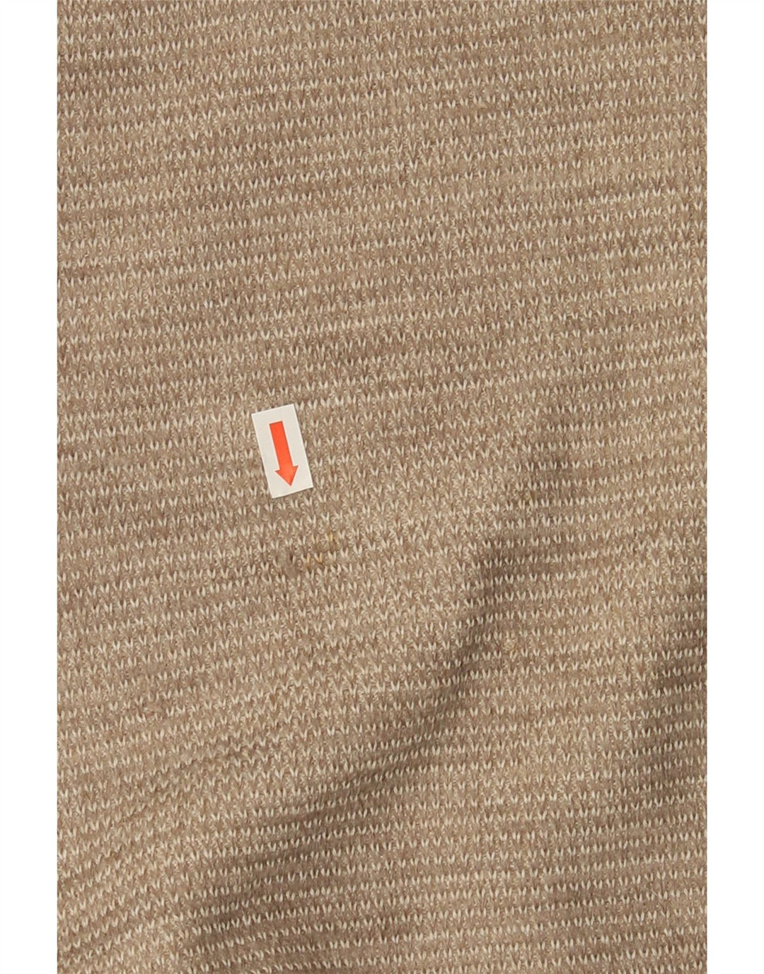 Marks & Spencer Herren-Pullover mit V-Ausschnitt, klein, Beige, Farbblock-Acryl